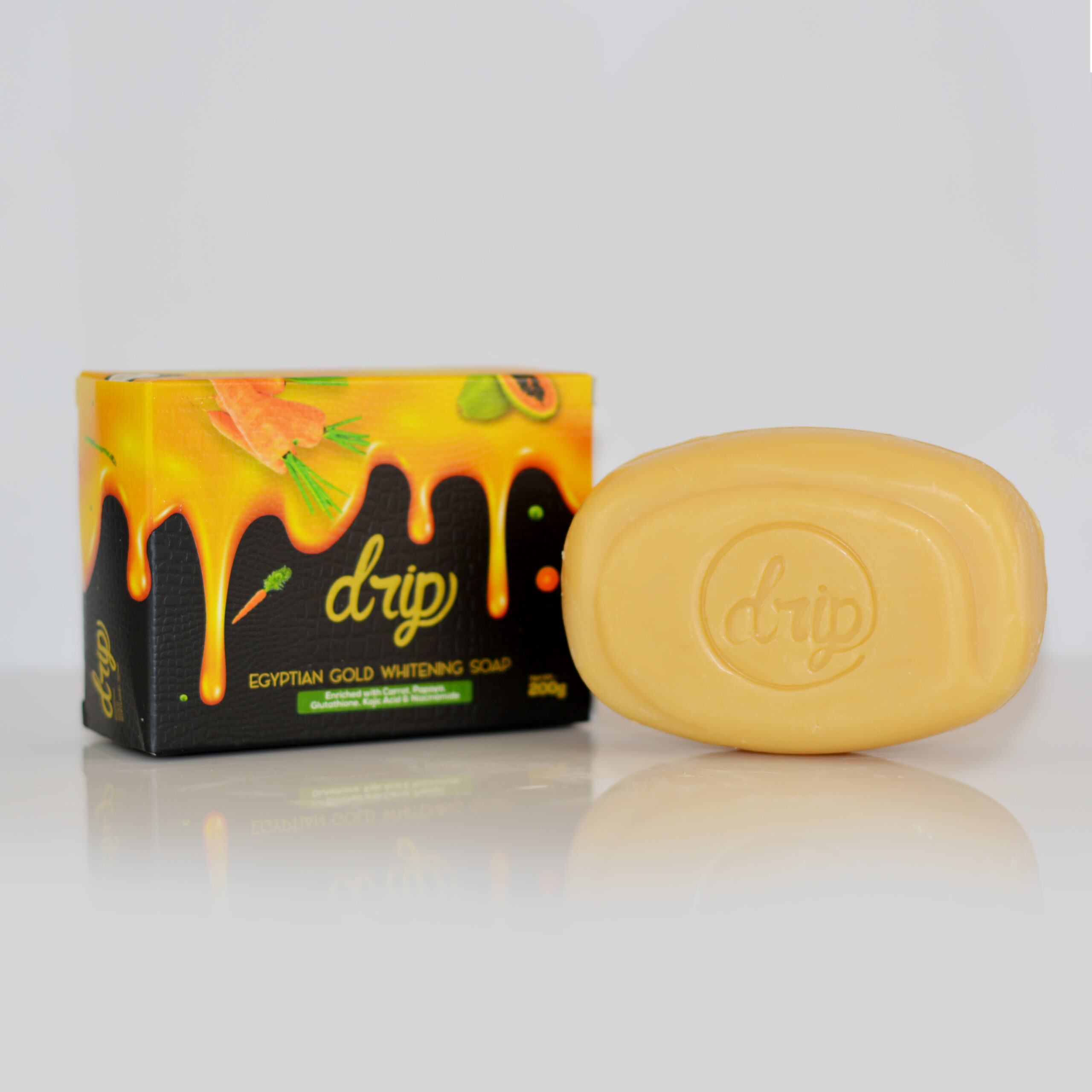 Drip-Egyptian Gold Whitening & Exfoliating Soap